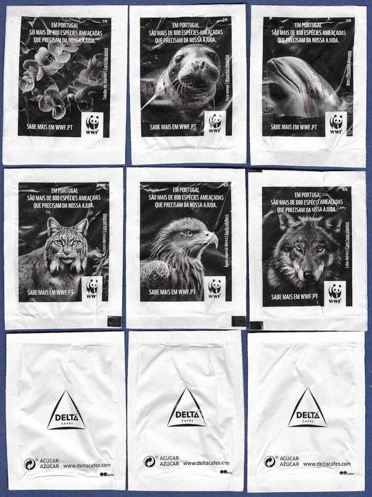 Sugar Packets - Delta 2025. WWF Endangered Species Series