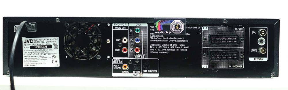 Nagrywarka JVC przegrywarka VHS na DVD kopiarka zgraj kasety * HDMI