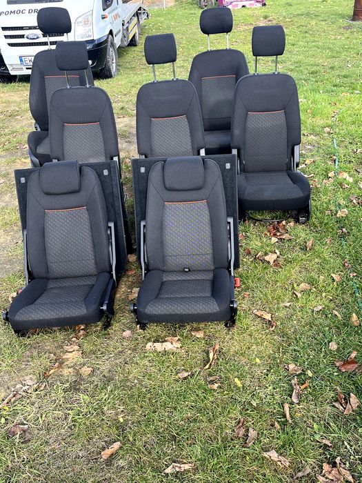 Ford S-max Mk1 Galaxy Mk3 Fotele Przód Tył Kanapa Komplet Europa