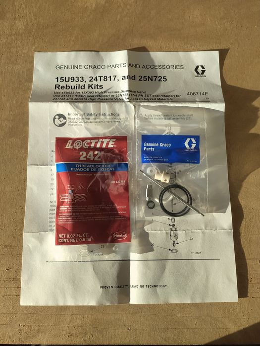 Zestaw naprawczy Graco 15U933