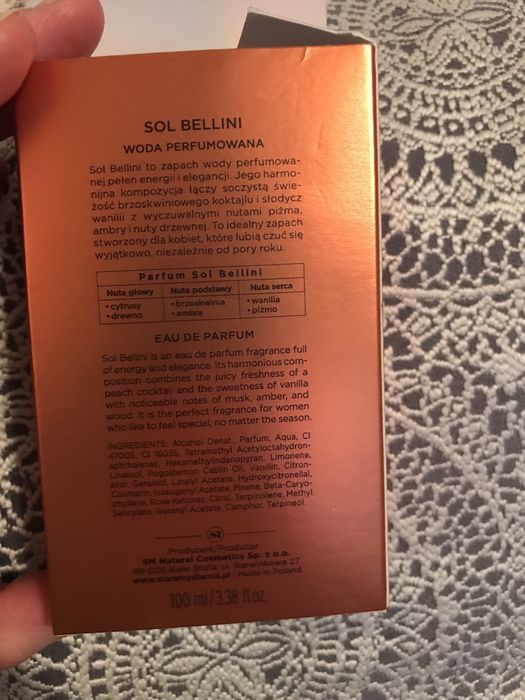 Perfumy Sol Bellini Stara mydlarnia
