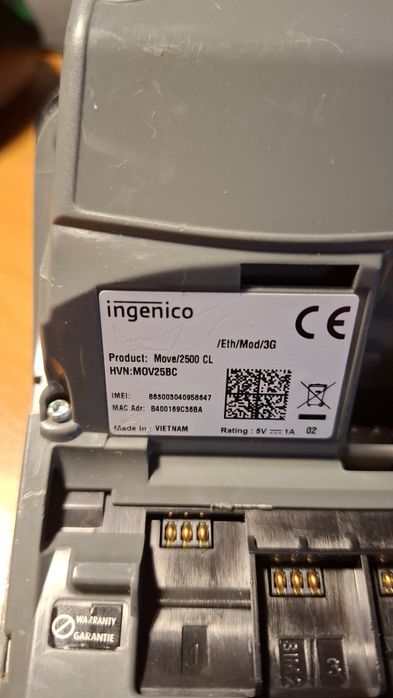 Мобільний POS термінал Ingenico Move 2500