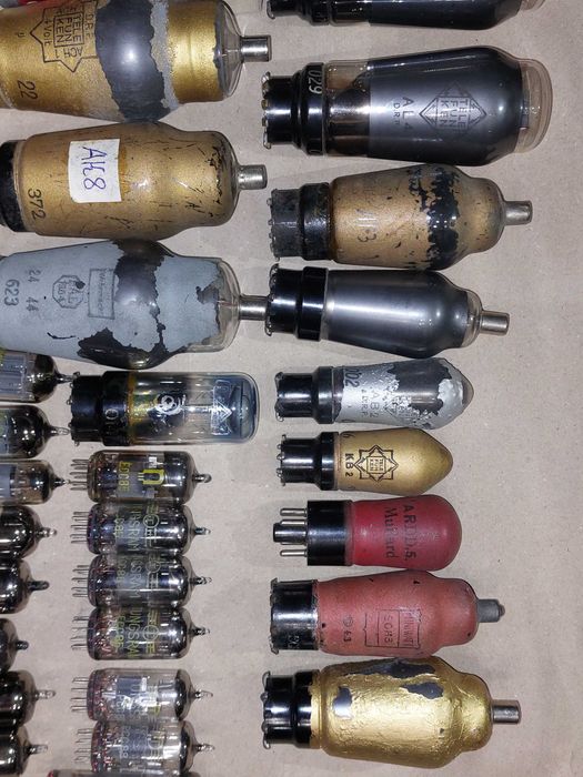 Радиолампы Tesla, Telefunken. RFT. Philips.