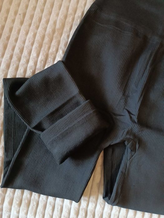 Лосіни в рубчик на флісі хіт продажу