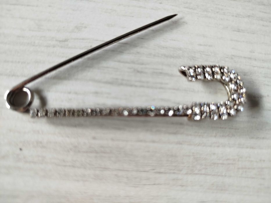 Kryształowe szpilki z kryształu górskiego Broszki Metalowy