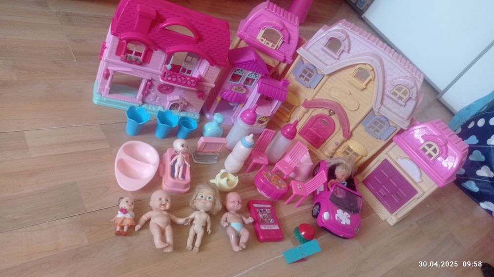 Domki zestaw zabawek