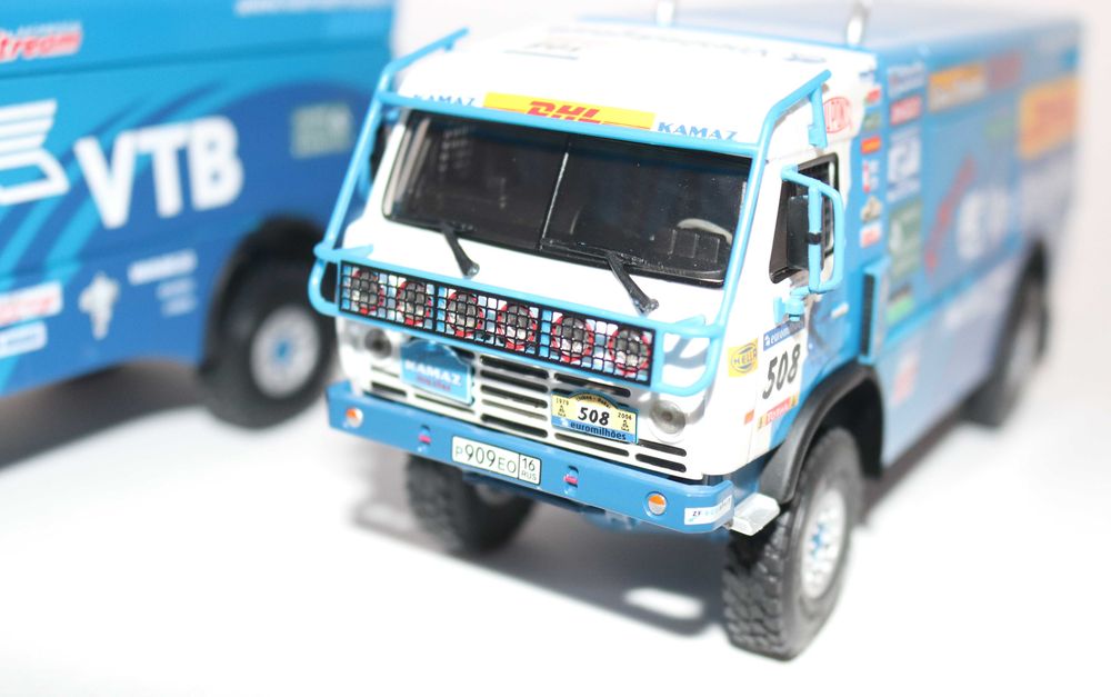 Lisboa-Dakar. KamAZ-4911 № 527. Racing Truck.  2º lugar Lisboa-Dakar 2007, Eligor.