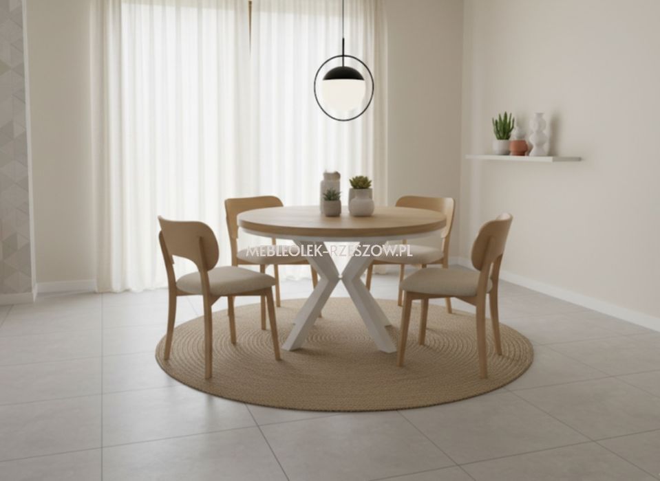 Krzesło Vella Nowoczesne | Lite drewno | Loft Industrial Stylowe