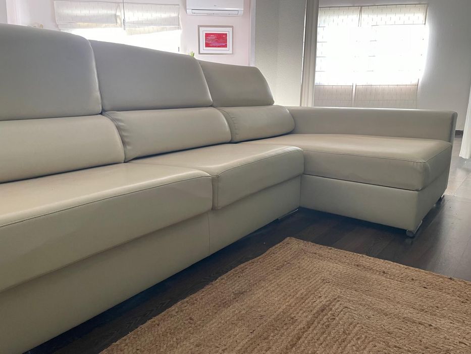 Sofá Chaise Long em Napa