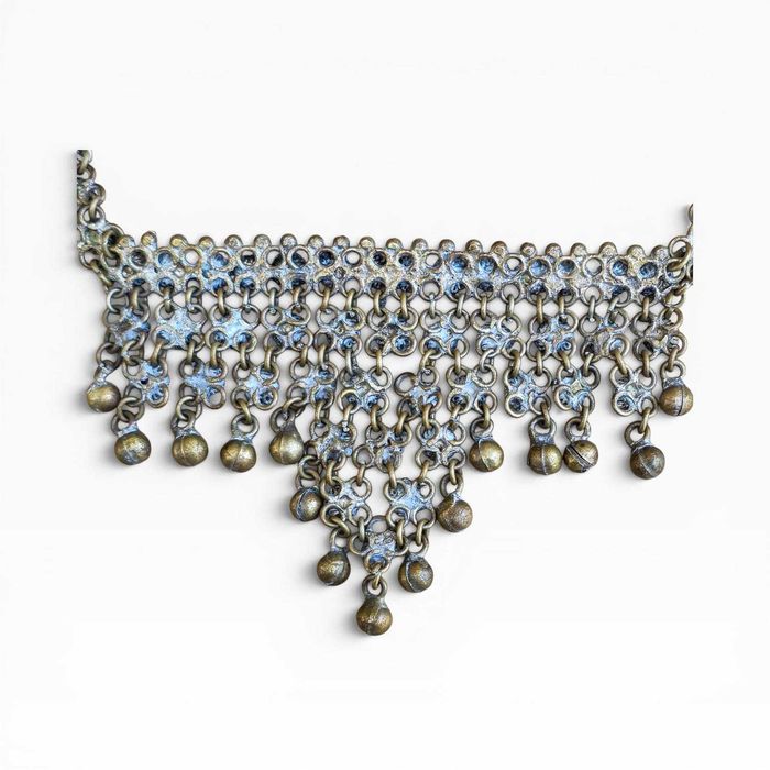 Colar Antigo Vintage Metal Envelhecido — Estilo Boho / Étnico