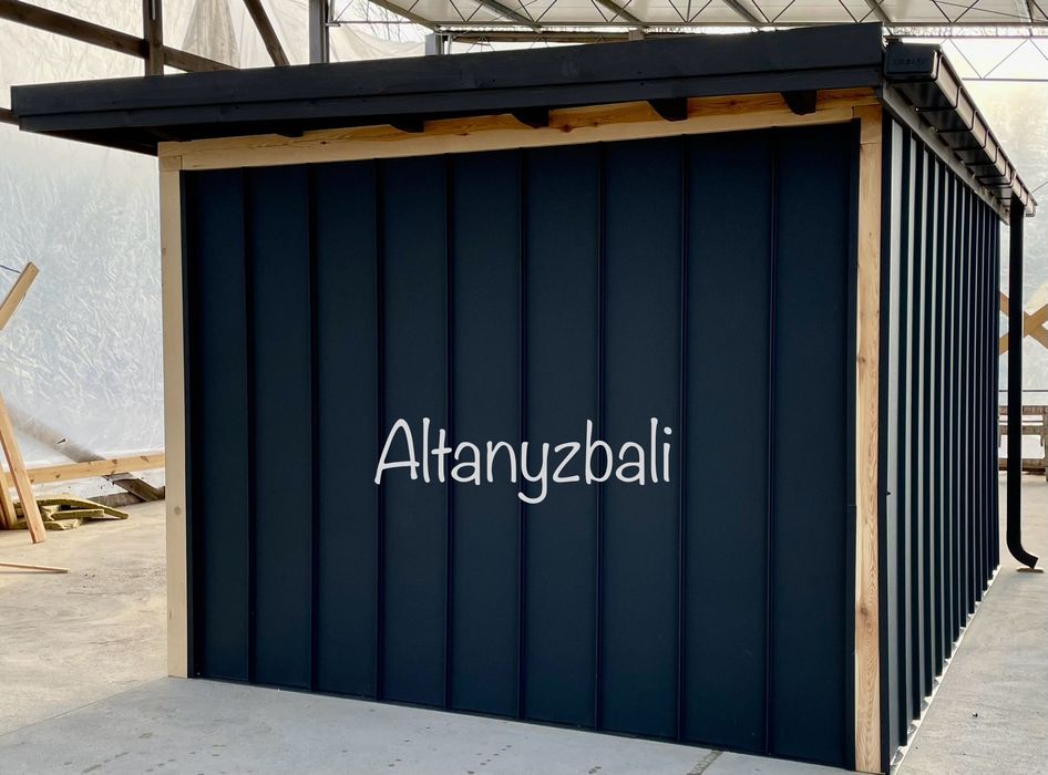 Nowoczesna altana ogrodowa