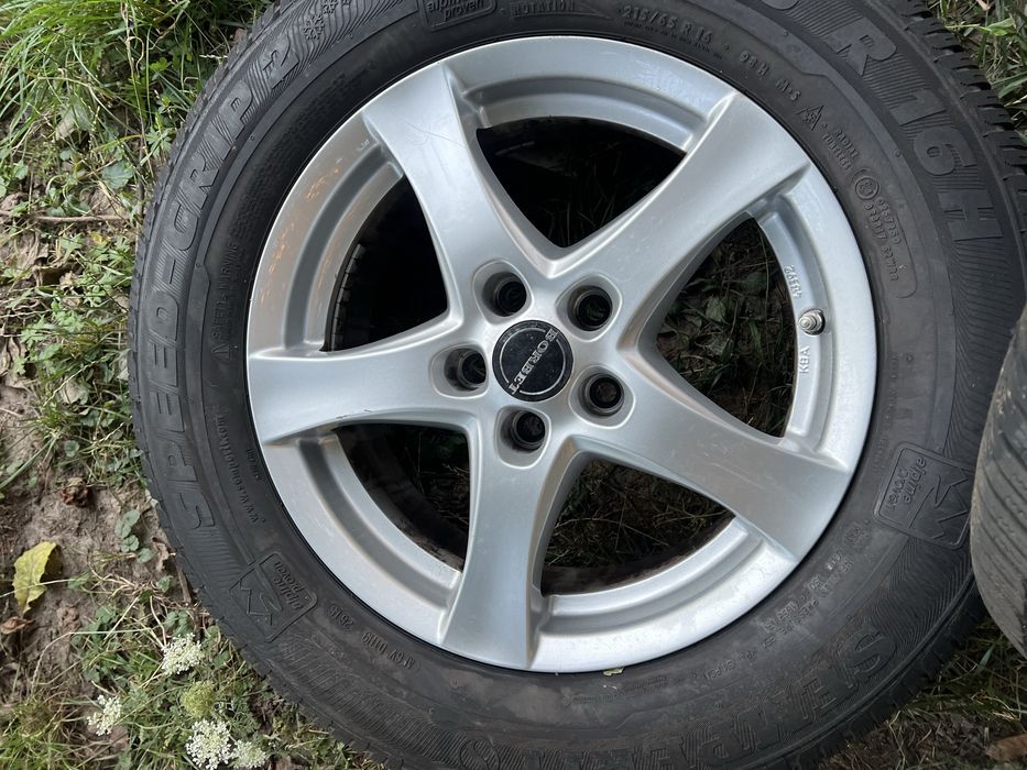Диски титани комплект R 16 Borbet розболтовка 5/105 Chevrolet Opel