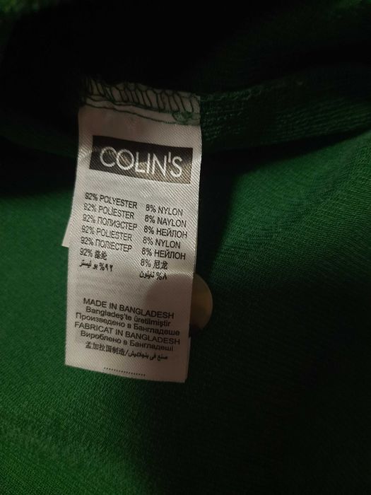 Сорочка Colin's зелена вельветова, розмір М-L