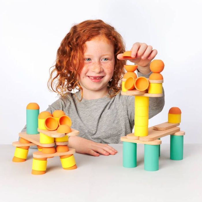 OPPI Kreatywny zestaw konstrukcyjny Stix 60 elementów 2+