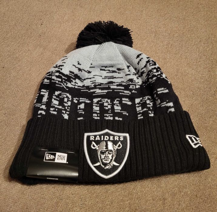 Czapka zimowa New Era - NFL-  Las Vegas Raiders - czarna - onesize