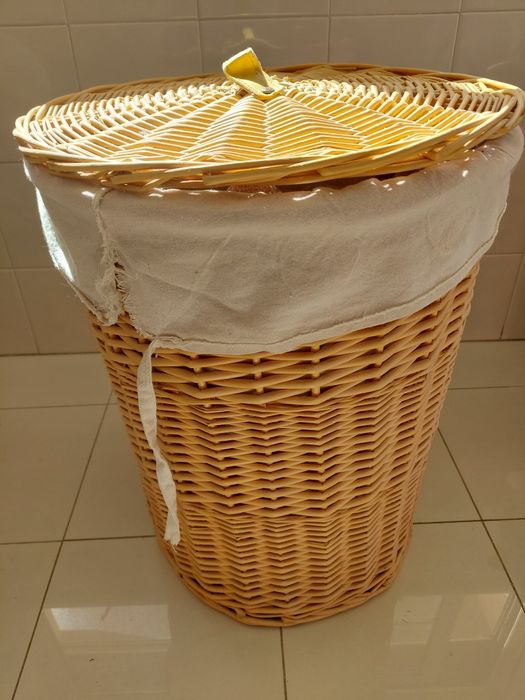Cesto de vime  Amarelo