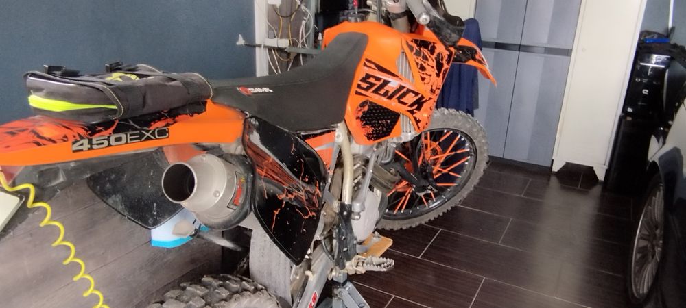 KTM 450 exc 2002 matrículada.