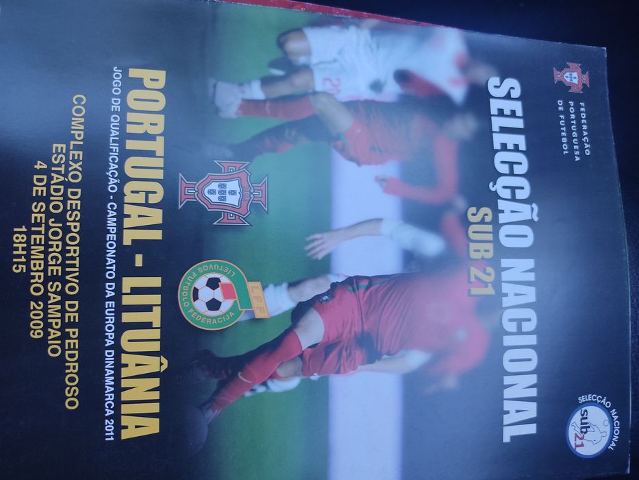 Programa de jogo Portugal Lituânia sub 21 2011