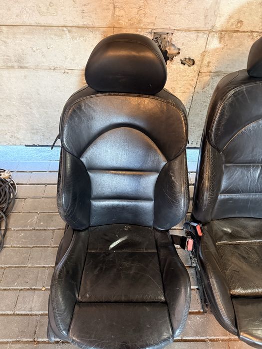 Wnetrzę, fotele BMW M3 E46 czarna skóra