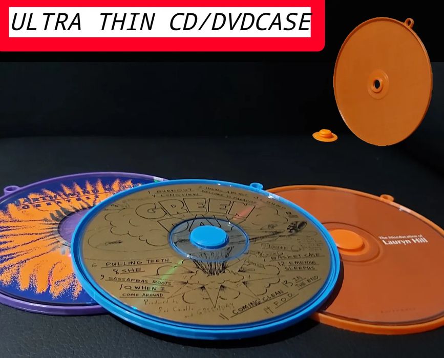 Caixa CD/DVD Ultra Fina