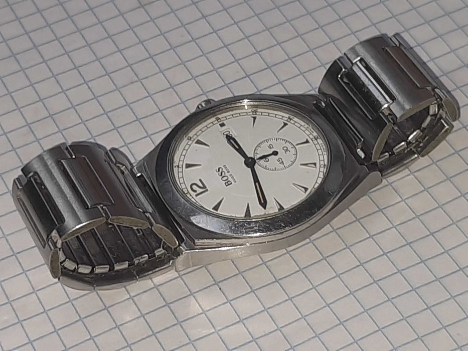 Шикарний чоловічий вінтажний годинник Hugo Boss