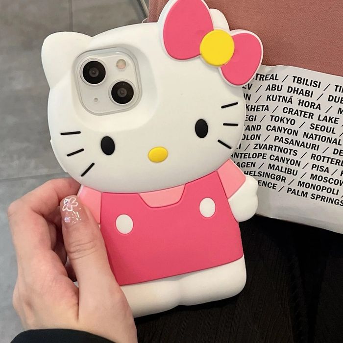 чохол hello kitty на Iphone обʼємний