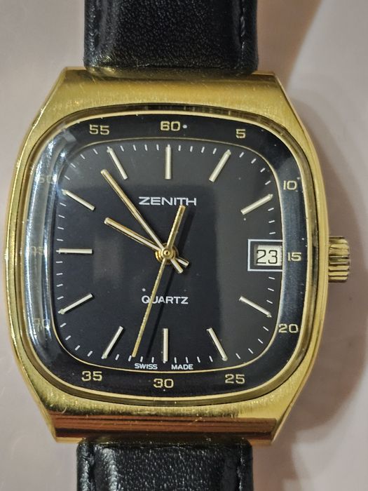 Zegarek Zenith Surf Vintage lata 80 pozłacany quartz