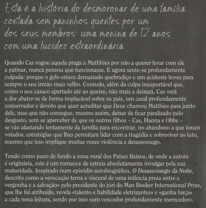 O Desassossego da Noite de Marieke Lucas Rijneveld [Portes Grátis]