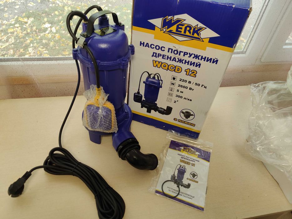 Фекальний насос Werk WQCD12