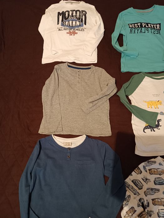 Paczka ubrań chłopiec 110 116