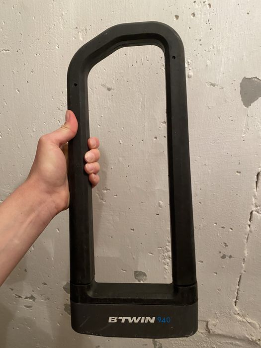 kłódka rowerowa ulock btwin 940 zapięcie rowerowe blokada
