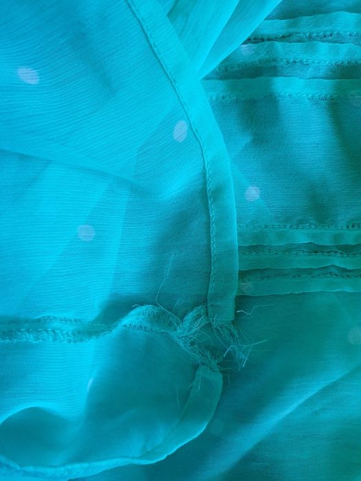 Dziecięca bluzka miętowa vintage