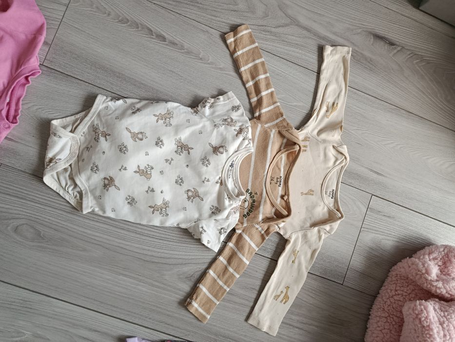 Ubranka niemowlęce dla dziewczynki rozmiar 74