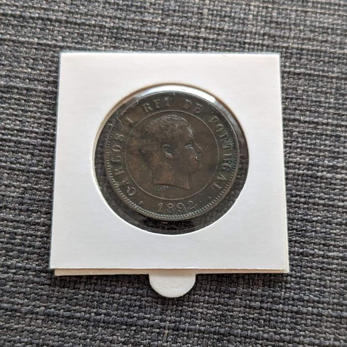 Moeda 20 Réis D. Carlos I 1892