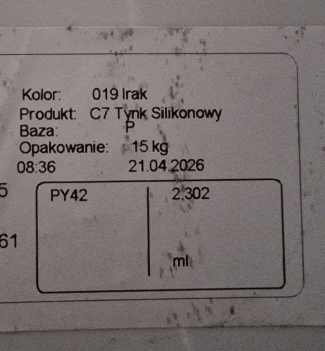 Tynk silikonowy KLEIB C7