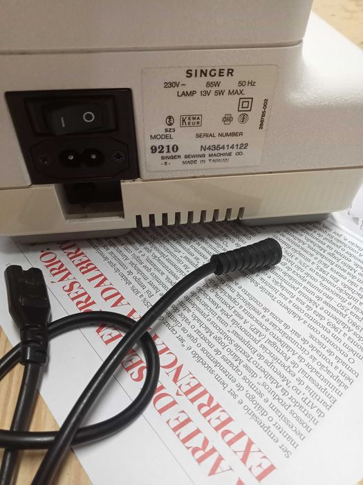 Máquina de costura Singer