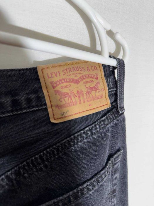 Dżinsy Jeansy Levi’s Black Drill Drip Sk8 Y2k