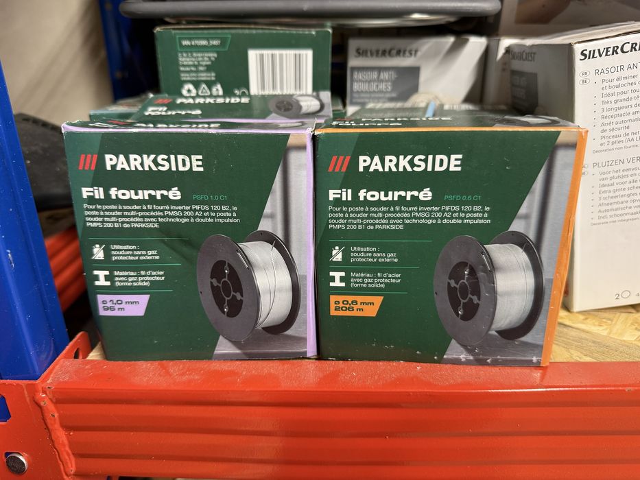 Drut spawalniczy parkside  5 szt