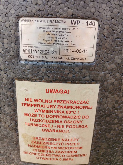 Czesci do pieca.