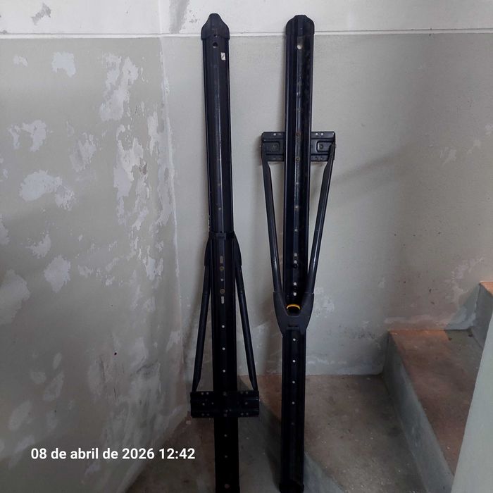 Barras tejadilho Renault Laguna originais e suportes bicicletas