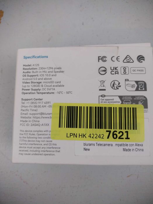 Kamera Wewnętrzna 2K Niania elektroniczna A12S