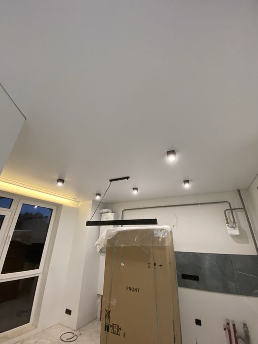 Натяжні стелі Солонка | Монтаж