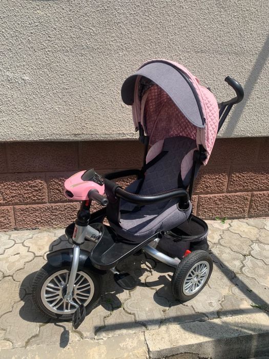 дитячий триколісний велосипед-коляска Best Trike Perfetto 8066