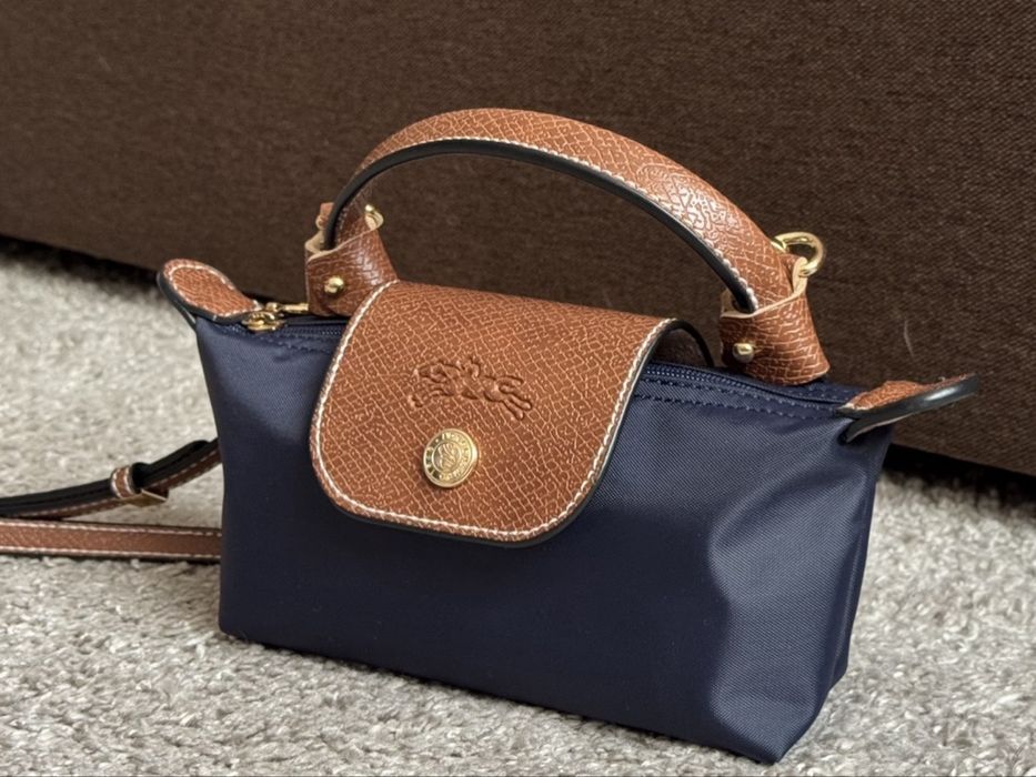Сумка Longchamp хs синя