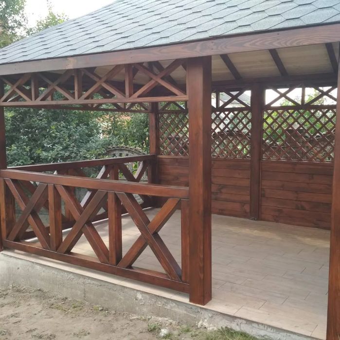 Тераси, каркасні будинки, альтанки, перголи, сходи,