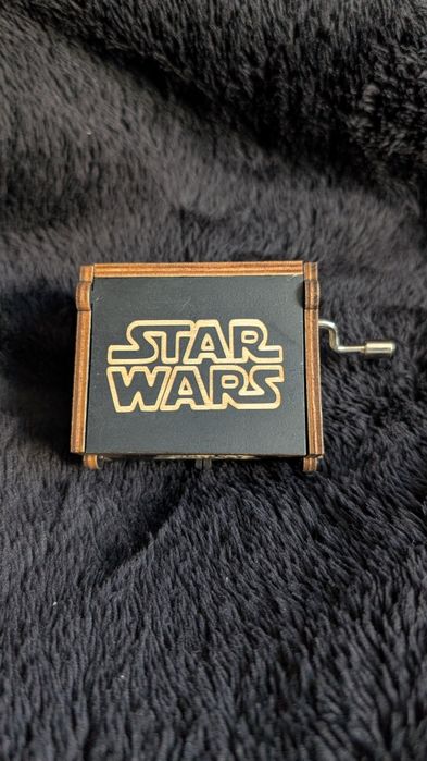 Деревянная Музыкальная шкатулка Star wars шарманка колыбельная мелодия