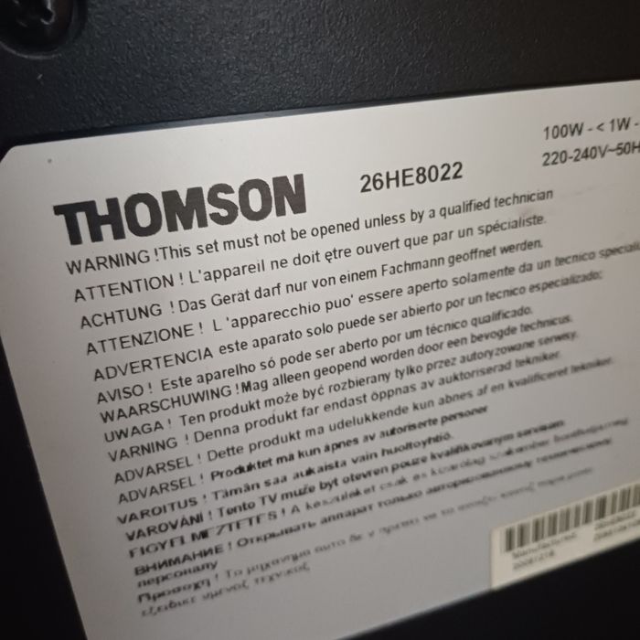 Телевізор Thomson 26HE8022