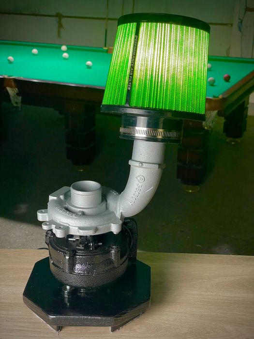 Турбо лампа кастомний ексклюзивний світильник в одному екземплярі