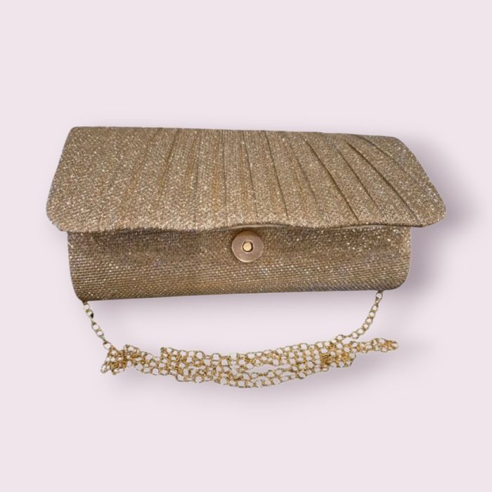 Bolsa Dourada Cerimônia Shein