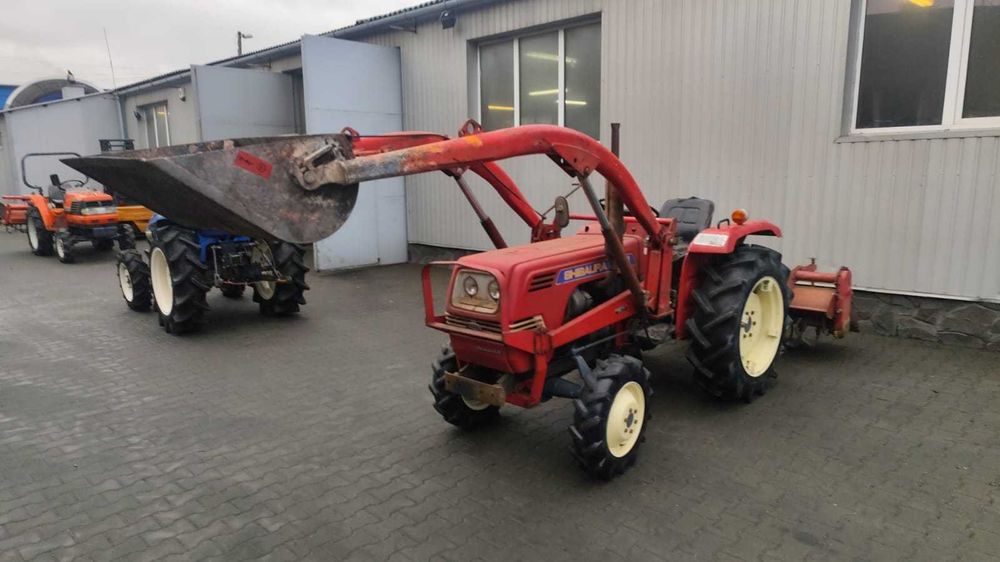 Japoński traktorek Shibaura SD 2200 z glebogryzarką 4x4 22km TUR
